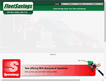 Tablet Screenshot of fleetsavings.net